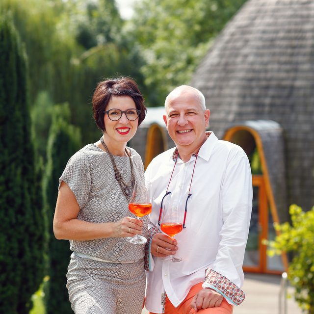 Kati & Frank Reinhardt im Schlossgarten